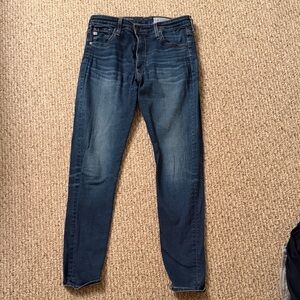 Ag Adriano Goldschmied Dark Blue Skinny Jeans